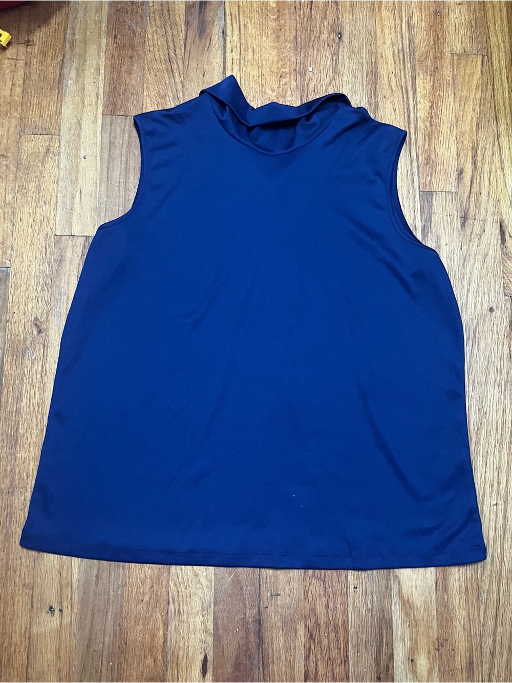Elegant Navy Sleeveless Top
